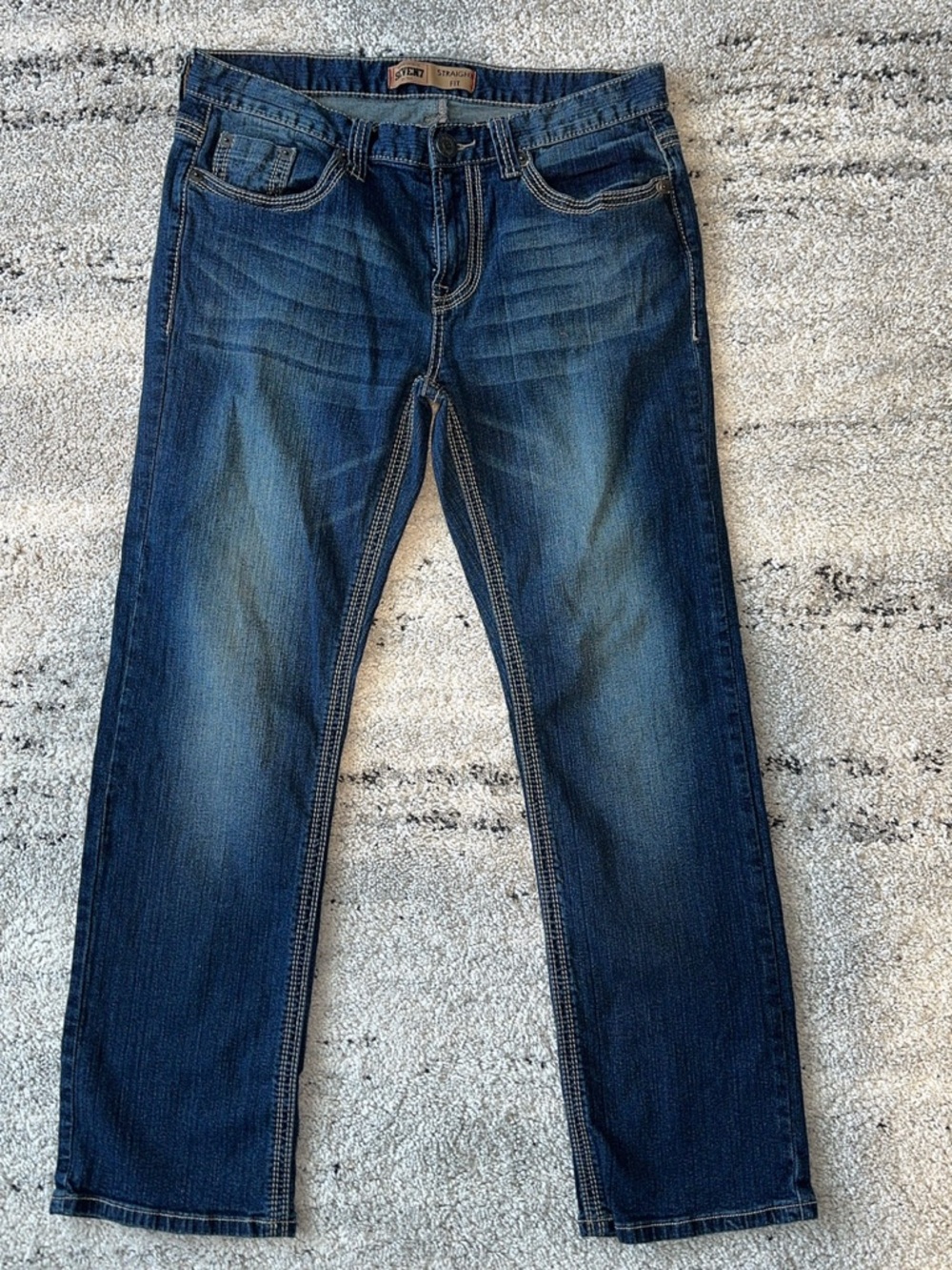 Seven7 Mens Straight Jeans